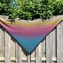 2018-07-30 Olivia Triangle Shawl 1