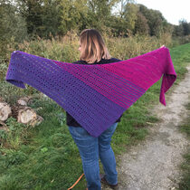 2018-11-09 Flat out fabulous shawl 2