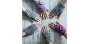 2019-12-24 Ammonite Wrist Warmers 1