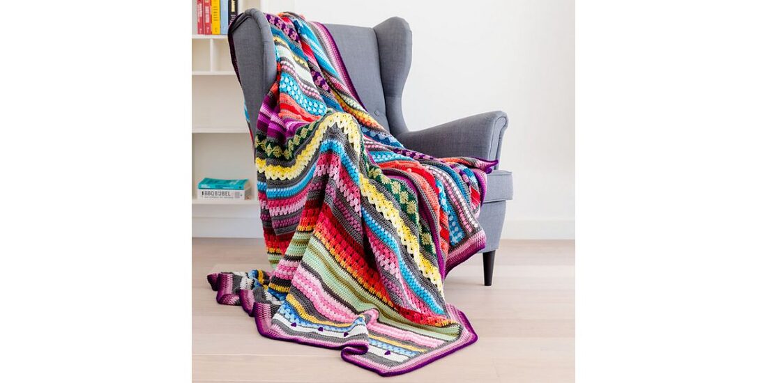 Rainbow Sampler Blanket