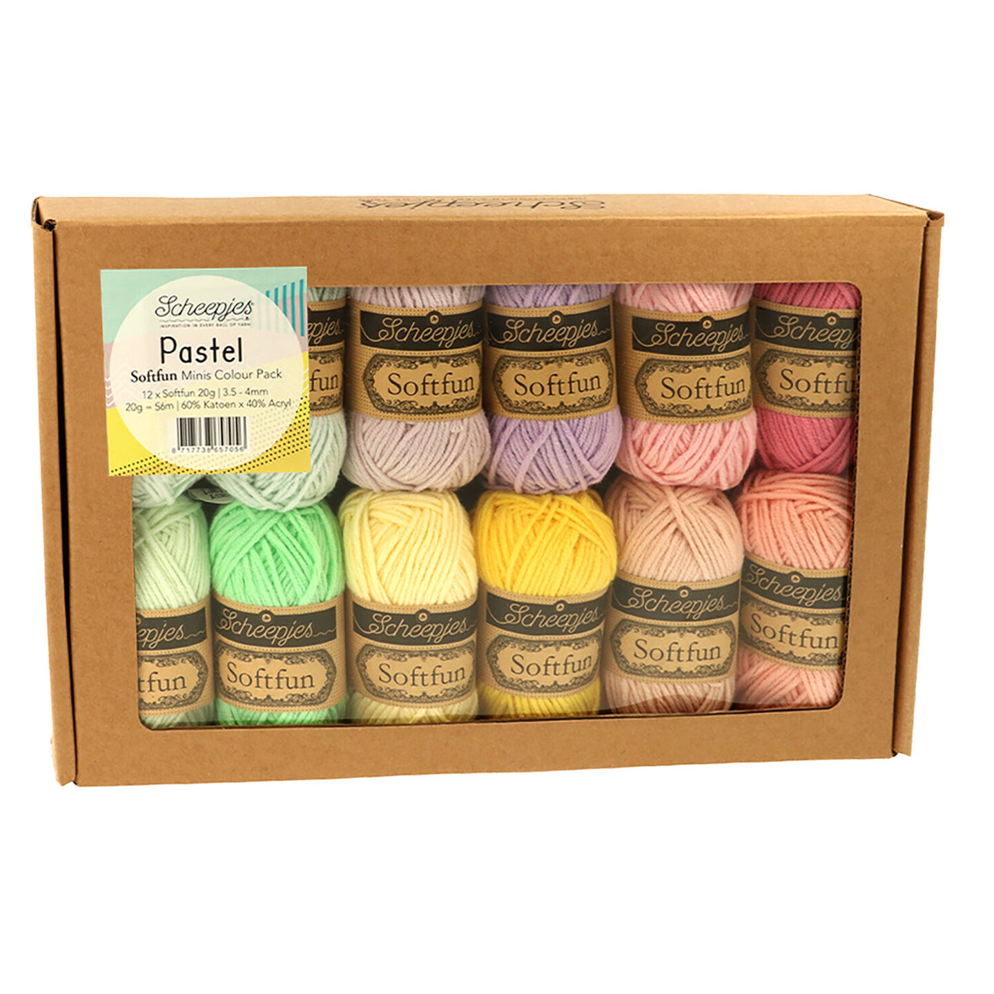 Rainbow Yarn Pack - Pastel