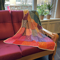 2021-02-14 Colorful Coral Mosaic Blanket 1