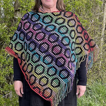 2021 Blackholed Rainbow Poncho 1