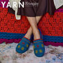 Scheepjes YARN Bookazine 12 Romance Boudoir Slippers by Liz Barraclough