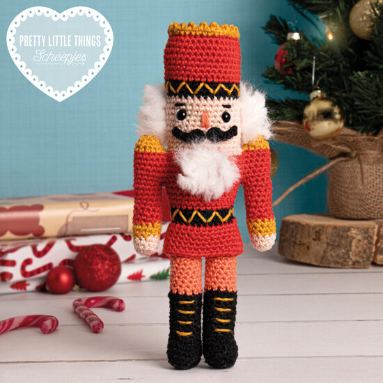 Nutcracker Crochet Kit DIY Crochet Kit Christmas Crochet Kit Gift