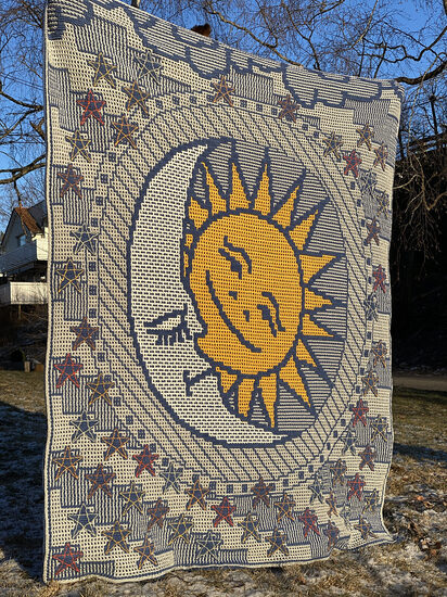 Sun and moon blanket sale