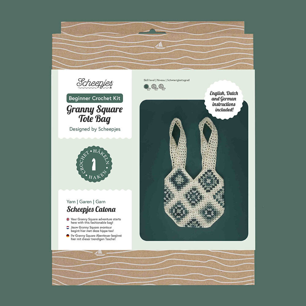 Granny Square Crochet Tote Kit