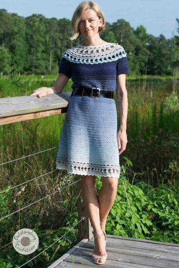 Crochet dress skirt best sale