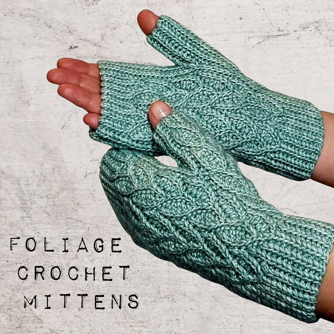 Foliage Crochet Mittens Scheepjes